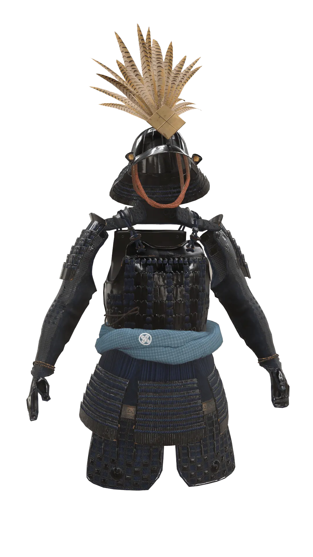 Samurai half-armor model