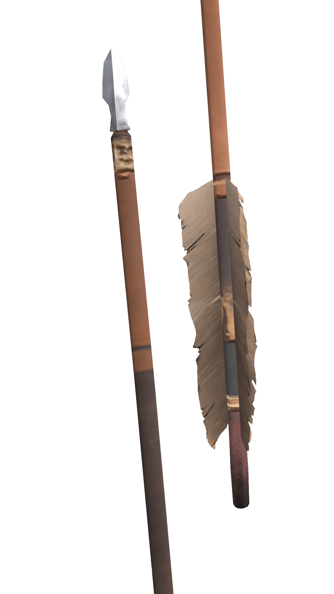 Samurai bow and arrow model