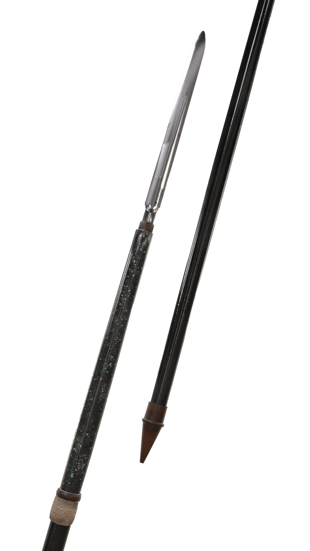 Samurai naginata weapon model